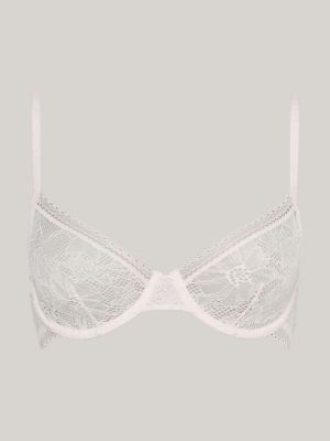 Tommy Hilfiger Essential Lace Unlined Half Cup Bra - ShopStyle