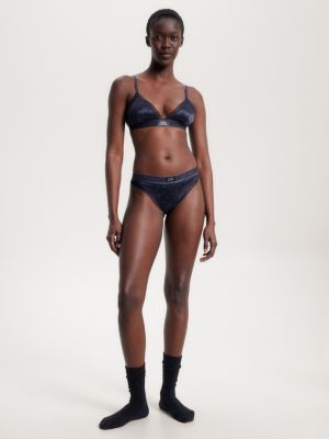 Tommy Hilfiger PADDED BRA - Triangle bra - navy blazer/dark blue