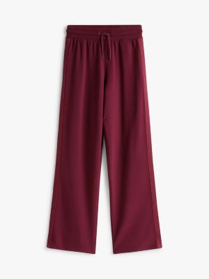 pantalon de pyjama hilfiger logo à cordon violet pour femmes tommy hilfiger