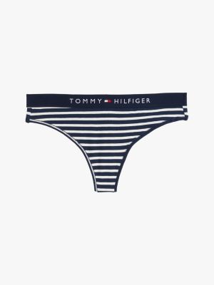 multi th original stripe thong for women tommy hilfiger