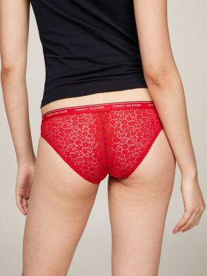 multi 3-pack premium essential floral lace briefs for women tommy hilfiger