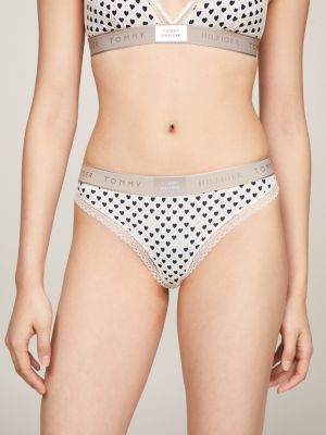 Tommy Hilfiger, THONG PRINT (EXT SIZES), Women