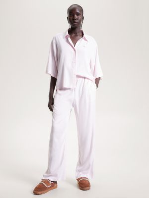 TH Established Short Sleeve Pyjama Set | Pink | Tommy Hilfiger