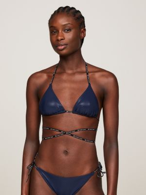 Swimsuit Tommy Hilfiger String Side Tie Navy