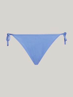 Heritage Cheeky String Side Tie Bikini Bottoms | Blue | Tommy Hilfiger