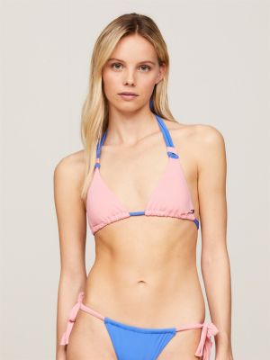 Tommy Hilfiger Women's CHEEKY STRING SIDE TIE Bikini, Eccentric Magenta, XS  : : Fashion