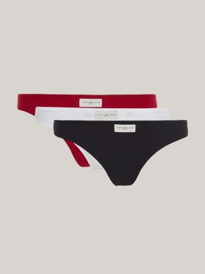 Tommy Hilfiger Women's 3P Thong Panties (Pack Of 3), Color: Blue (Navy  Blazer 416), Size: S : Buy Online at Best Price in KSA - Souq is now  : Fashion