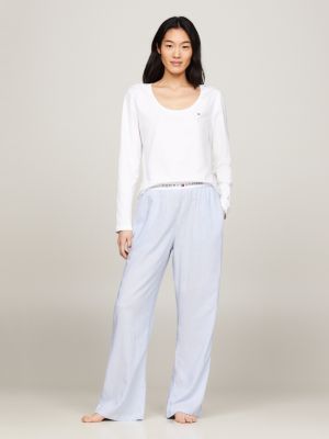 NEW DKNY SPORT WOMENS WHITE WARM-UP TRACK SUIT PANTS AND LONG SLEEVE TOP