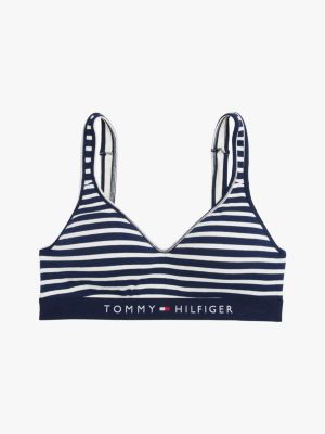 multi th original stripe push-up bralette for women tommy hilfiger