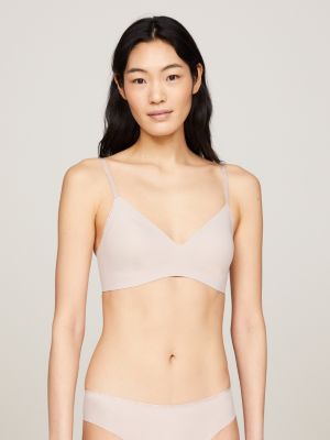 Tommy Hilfiger Women's Seamless Lightly Lined Lounge Bralette, Apple Red at   Women's Clothing store