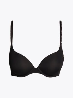 sujetador push-up con relleno negro de mujeres tommy hilfiger