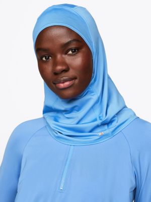 Modest REPREVE® Swim Hijab, Blue