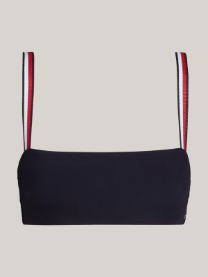 Tommy Hilfiger BANDEAU - Bikini top - black - Zalando.de