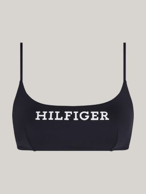 bralette bikini hilfiger monotype blu da donne tommy hilfiger