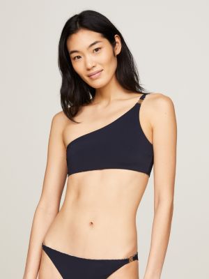 TH Monogram Reversible Triangle Bikini Top | Blue | Tommy Hilfiger