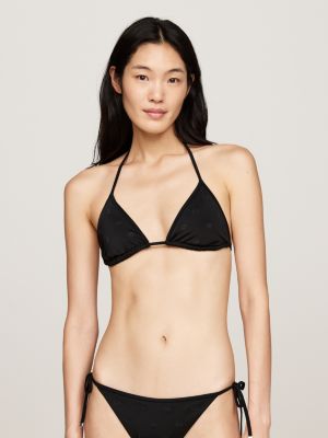 tok bikini a triangolo con imbottitura black da donne tommy hilfiger