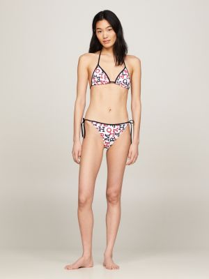 Tommy Hilfiger String Side Tie Print - Bikini bottoms 