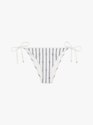 multi print string tie-side cheeky bikini bottoms for women tommy hilfiger