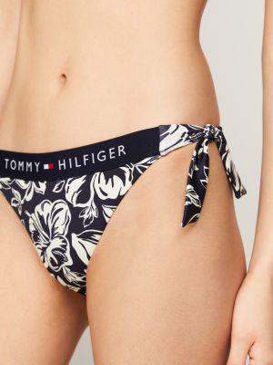 slip bikini original con laccetti laterali bianco da donne tommy hilfiger