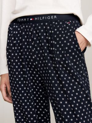 beige th original long sleeve pyjama set for women tommy hilfiger