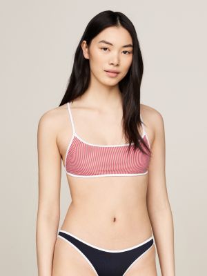 Tommy Hilfiger WMNS LOGO Bralette BIKINI TOP White - White