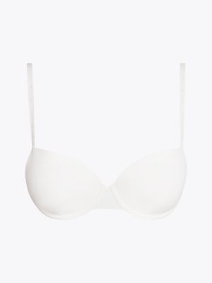 weiß gepolsterter demi-cup-bh für damen - tommy hilfiger