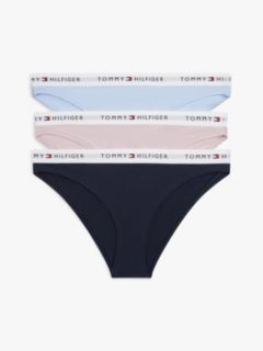 3-Pack Essential Logo Contrast Waistband Briefs — Orange 1