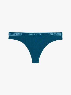 perizoma hilfiger monotype con logo blu da donne tommy hilfiger