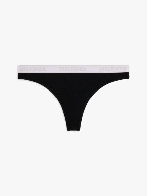 blue hilfiger monotype logo waistband thong for women tommy hilfiger