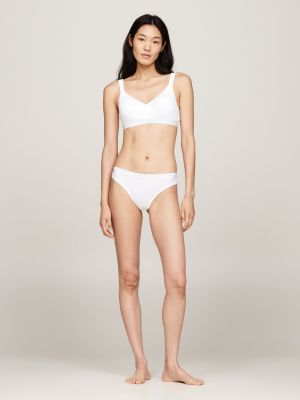 white hilfiger monotype logo waistband thong for women tommy hilfiger