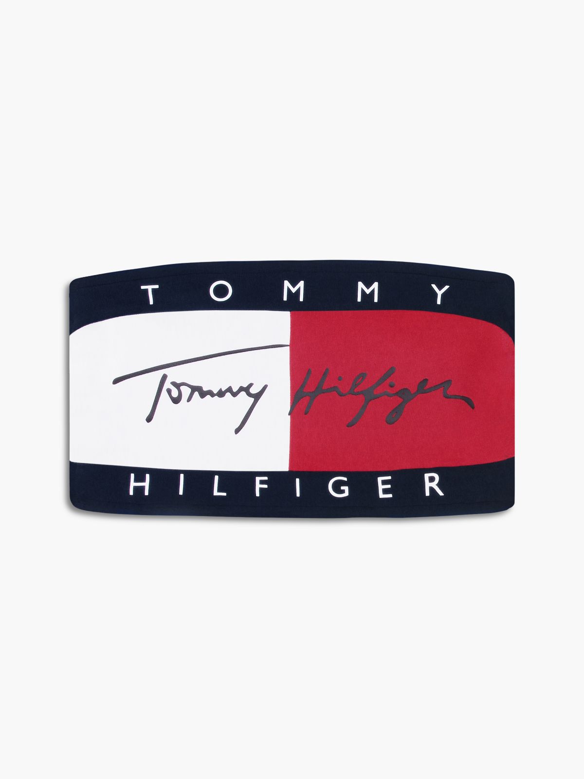 Heritage Logo Colour-Blocked Bandeau — Blue