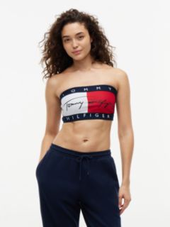 Heritage Logo Colour-Blocked Bandeau — Blue 1