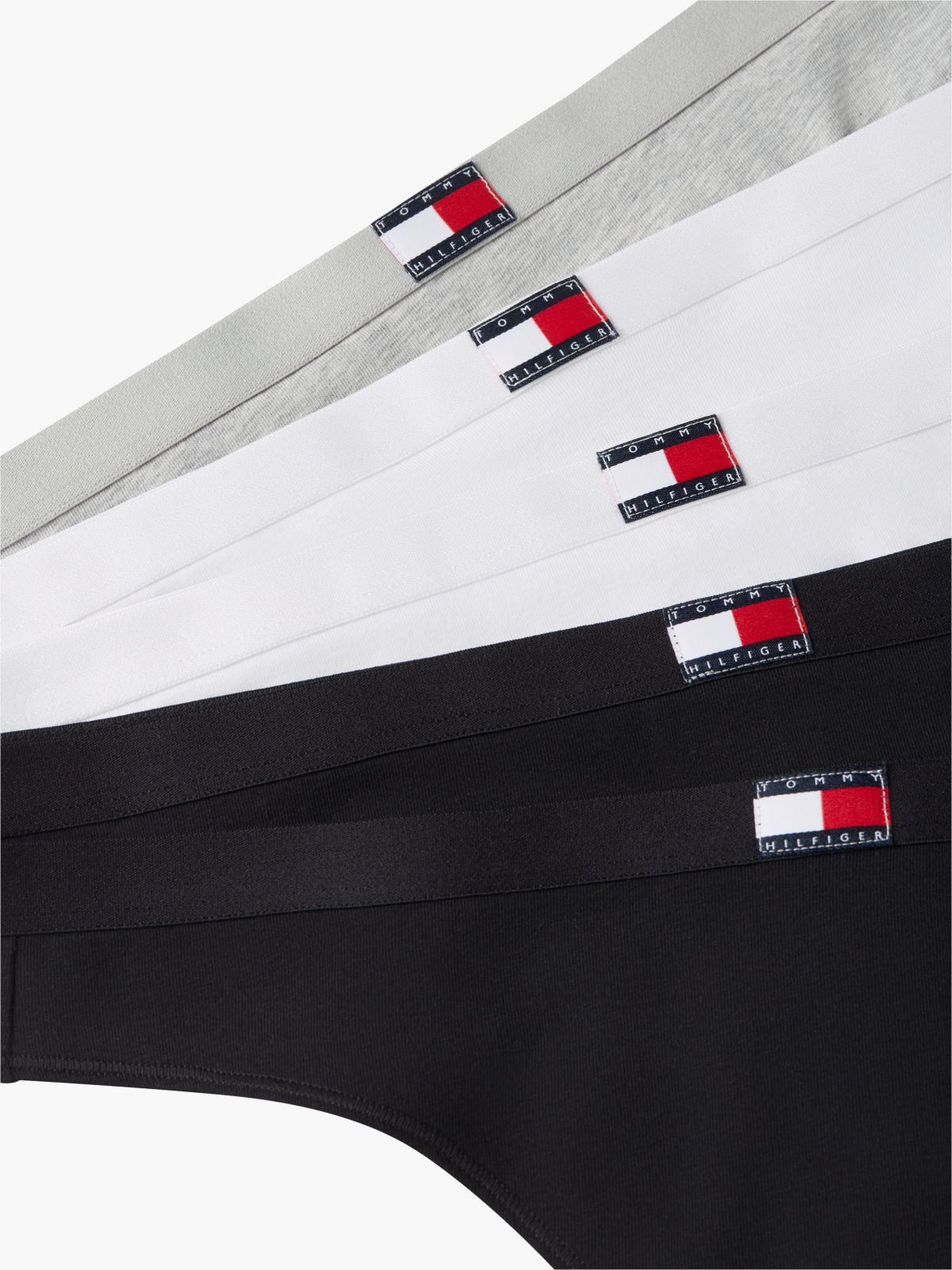 5-Pack Heritage Logo Thongs — White