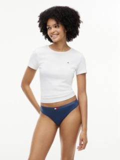 5-Pack Heritage Logo Thongs — White 3