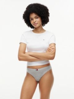 5-Pack Heritage Logo Thongs — White 6