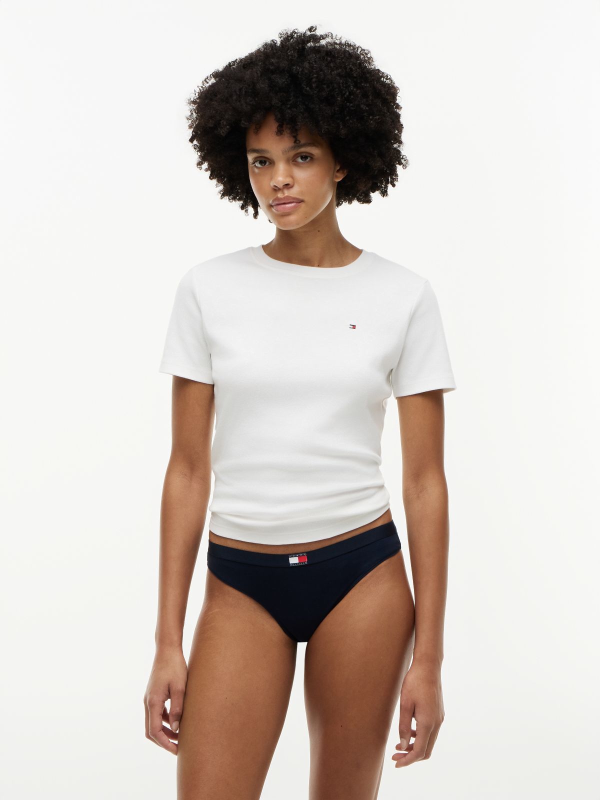 5-Pack Heritage Logo Thongs — Beige
