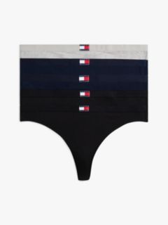 5-Pack Heritage Logo Thongs — Beige 1