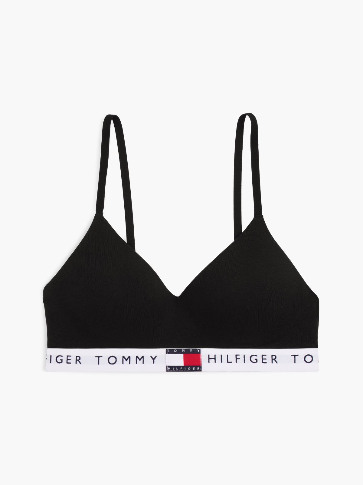 Heritage Moulded Push-Up Bralette — Black