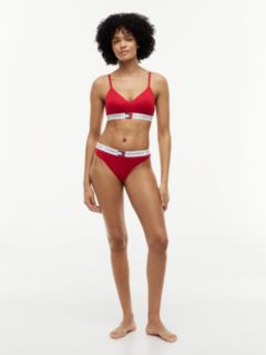 Heritage Moulded Push-Up Bralette — Red 2