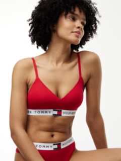 Heritage Moulded Push-Up Bralette — Red 3