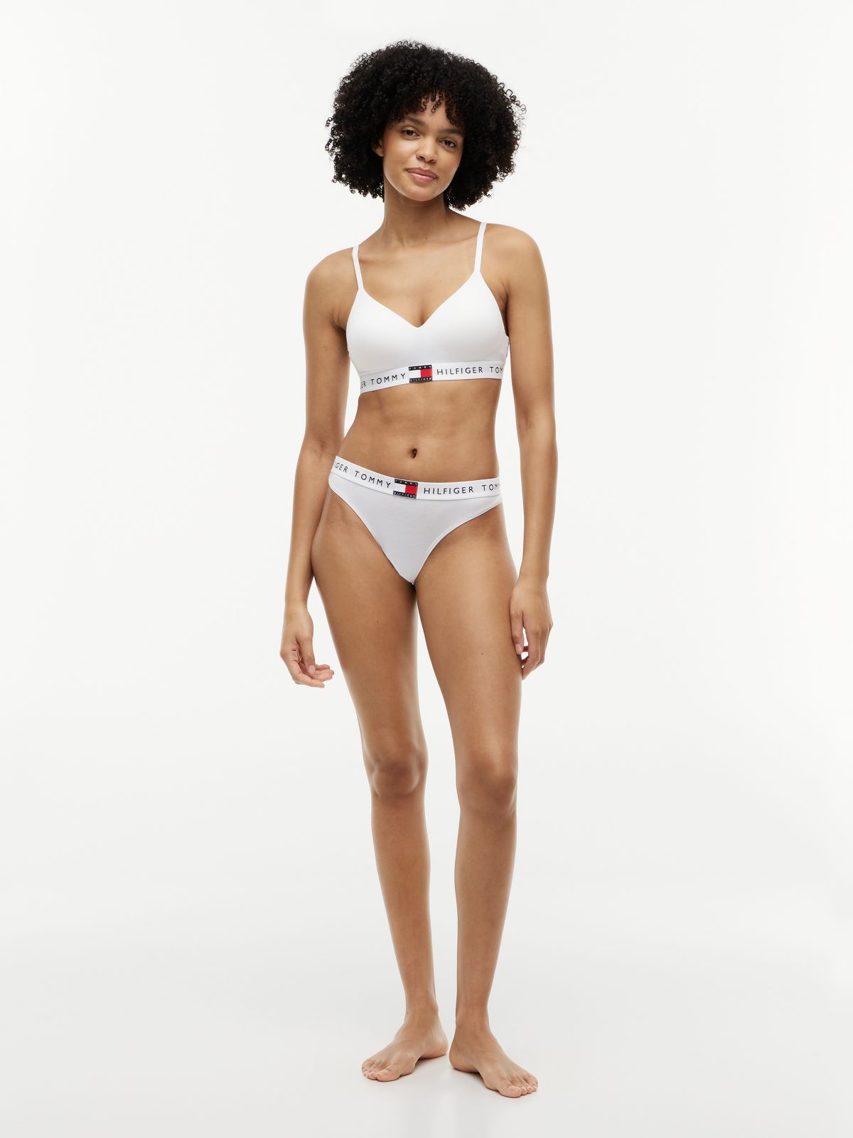 Heritage Moulded Push-Up Bralette — White