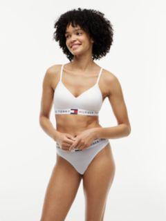 Heritage Moulded Push-Up Bralette — White 1