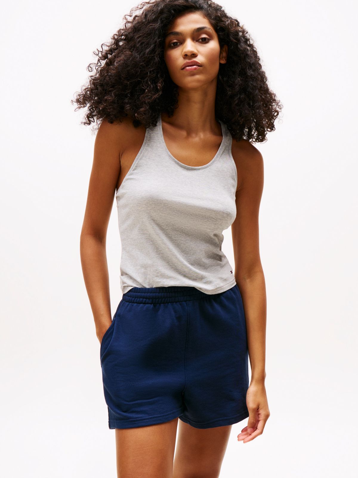 2-Pack Hilfiger Flag Racerback Tank Tops — Purple
