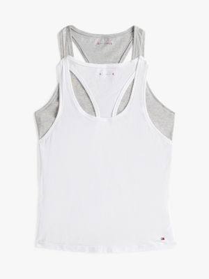 multi 2er-pack racerback-tanktops für damen - tommy hilfiger