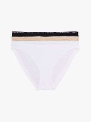 3 pack culotte in microfibra con pizzo multicolore da donne tommy hilfiger