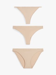 3-Pack Logo Waistband Mixed Underwear — Beige 1