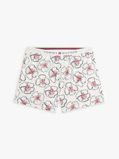 Essential Print Relaxed Shorts Pyjama Set — Beige 6