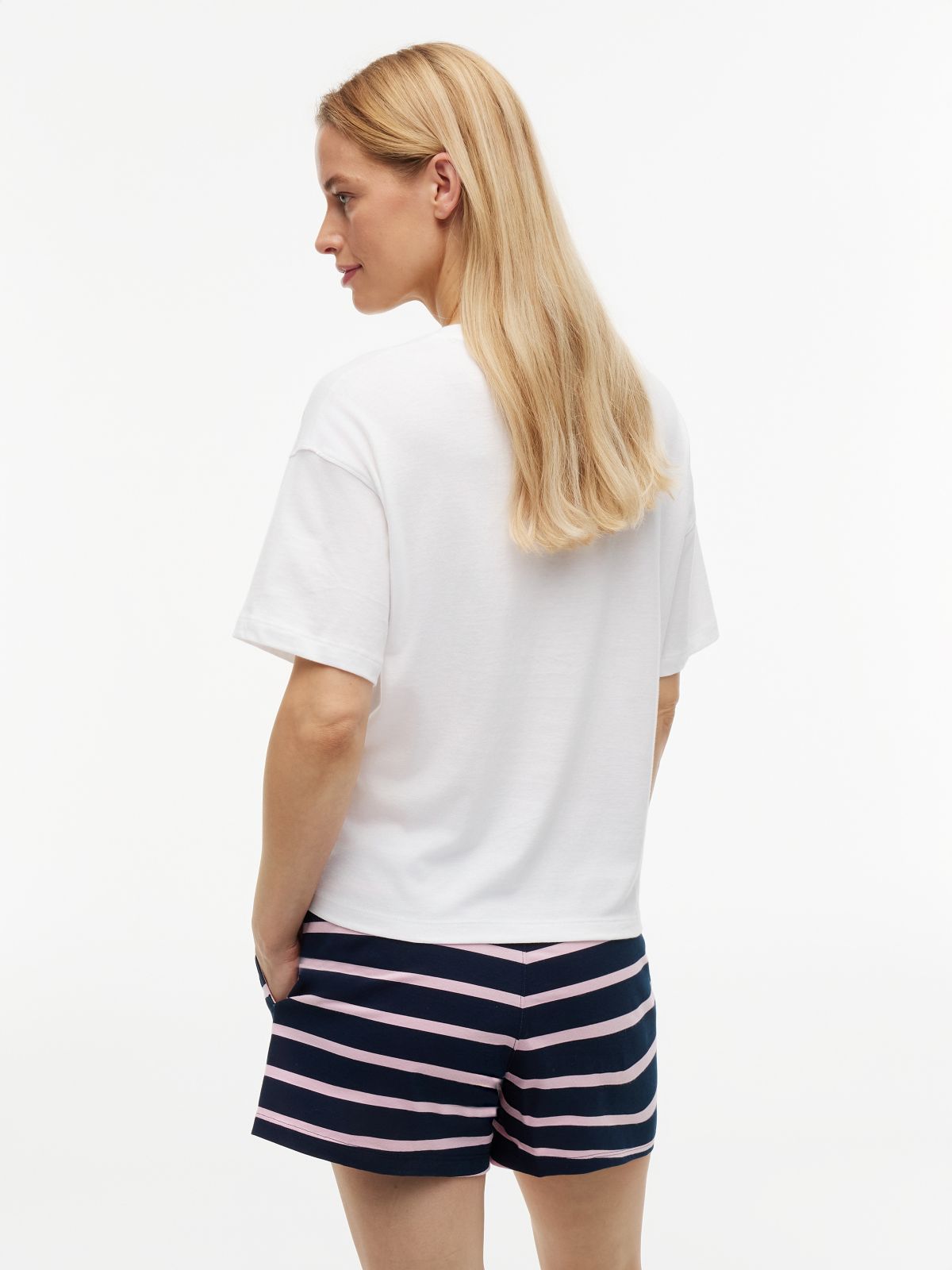 Essential Relaxed Pyjama T-Shirt — White