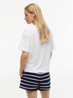 Essential Relaxed Pyjama T-Shirt — White 4