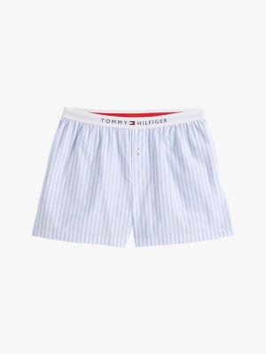 multi relaxed fit pyjama aus leinenmix für damen - tommy hilfiger